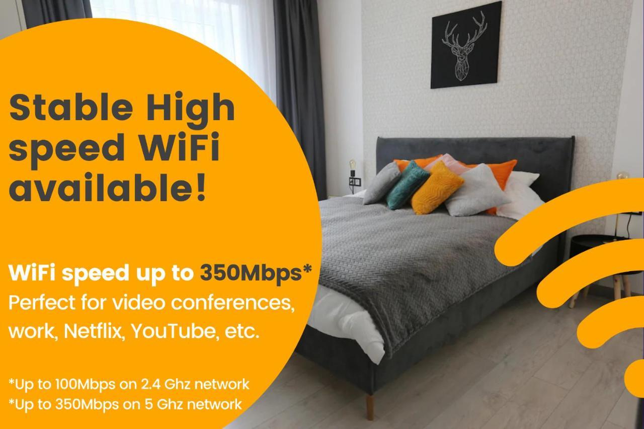 Comfy 2 Room Apartment - Free Parking - 350Mbps Wifi - Netflix Kaunas Esterno foto